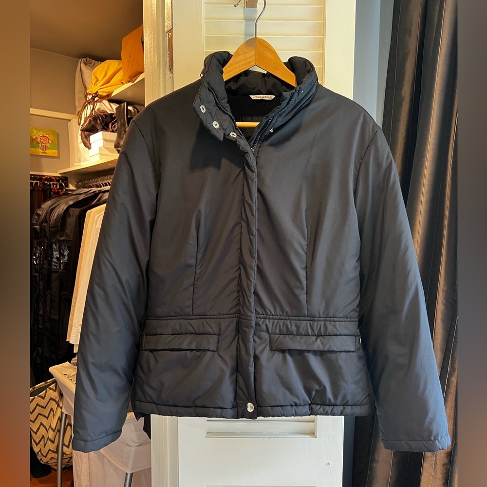 Max Mara Sportmax Black Puffer Jacket